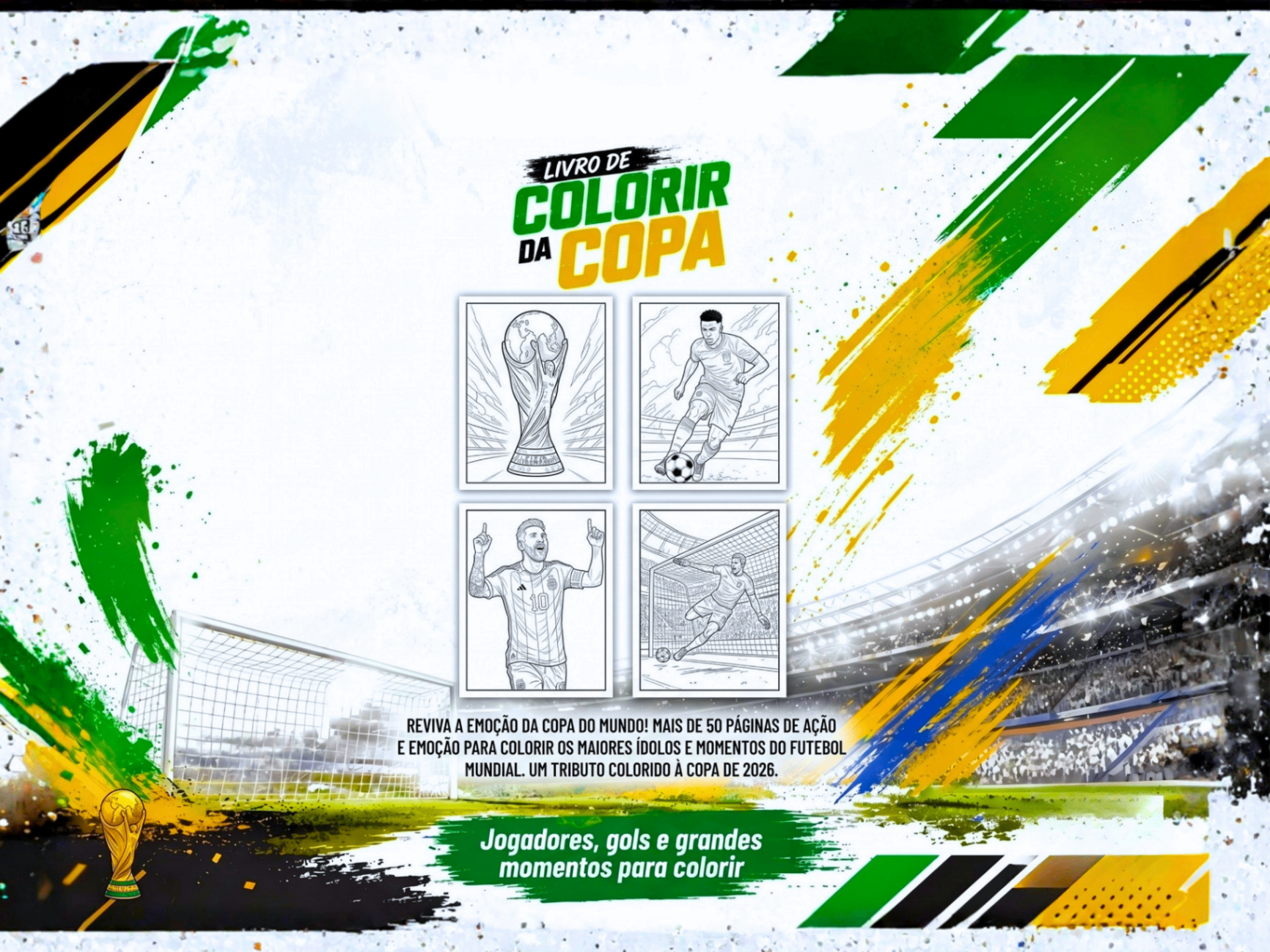 Prévia das páginas do livro para colorir